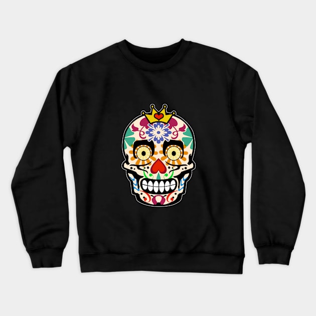 Halloween Calaveras Crewneck Sweatshirt by BessoChicca